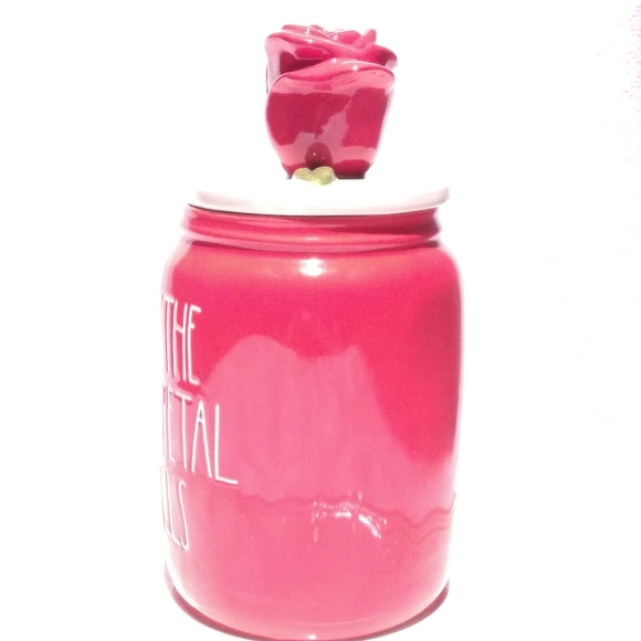 NWOT Rae Dunn Disney “Til The Last Petal Falls” Canister Beauty And The Beast - Picture 3 of 8